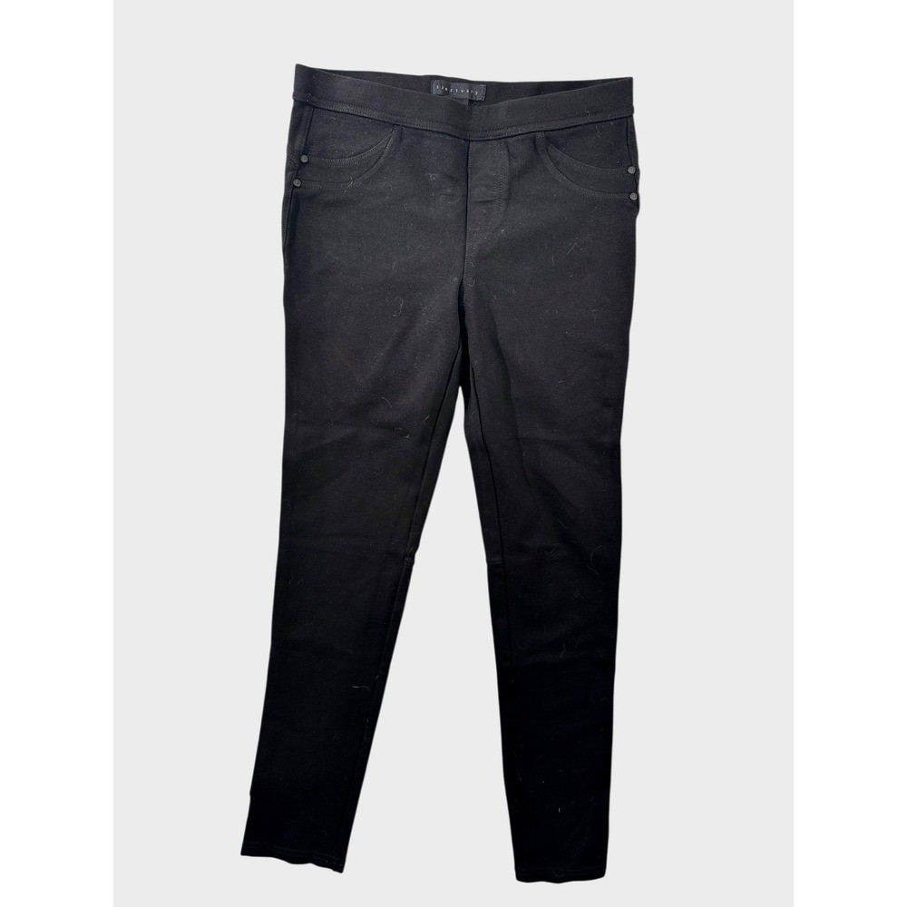 Sanctuary Black Pants Sz S Grease Leggings Straight Leg Rayon/Nylon/Spandex